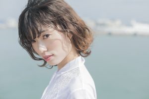 美肌の女性。