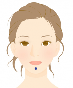 承漿のツボは顔全体の血行促進に役立ちます